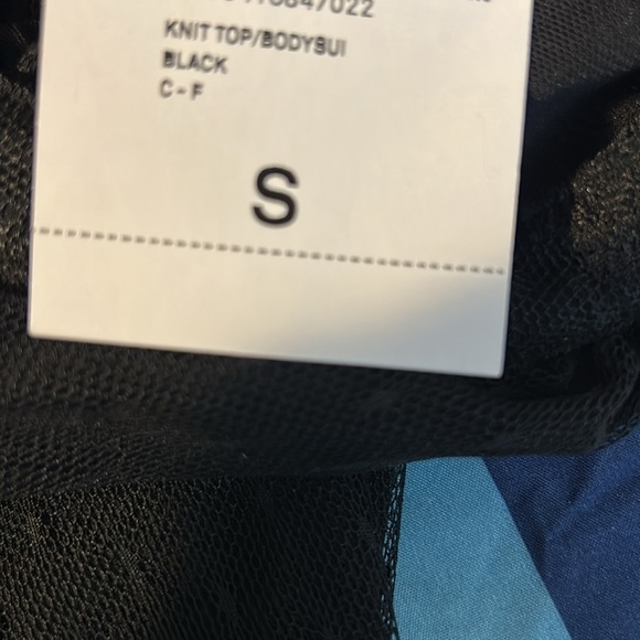 Forever 21 Black Lace Detail Bodysuit S New - Picture 8 of 9